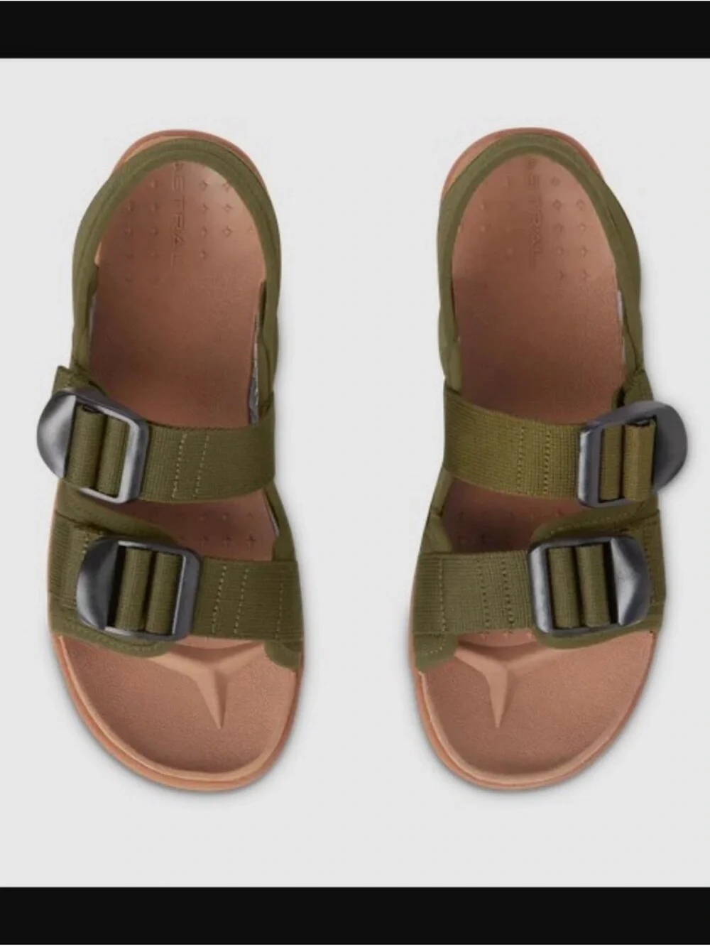 Astral men’s Webber M’s Sandals Sz 9 Olive Green